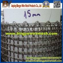 15mm Aperture Stainless Steel Crimped Wire Mesh